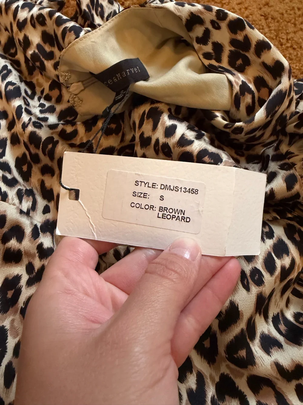 Dance & Marvel Leopard Romper NWT